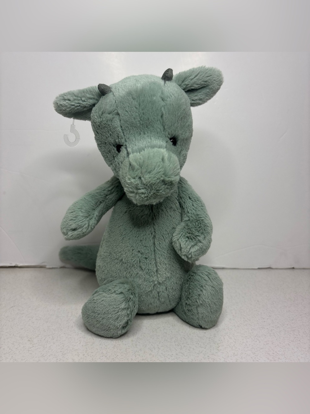 Jellycat Bashful Dragon Sage Green Medium 12” Plush Authentic